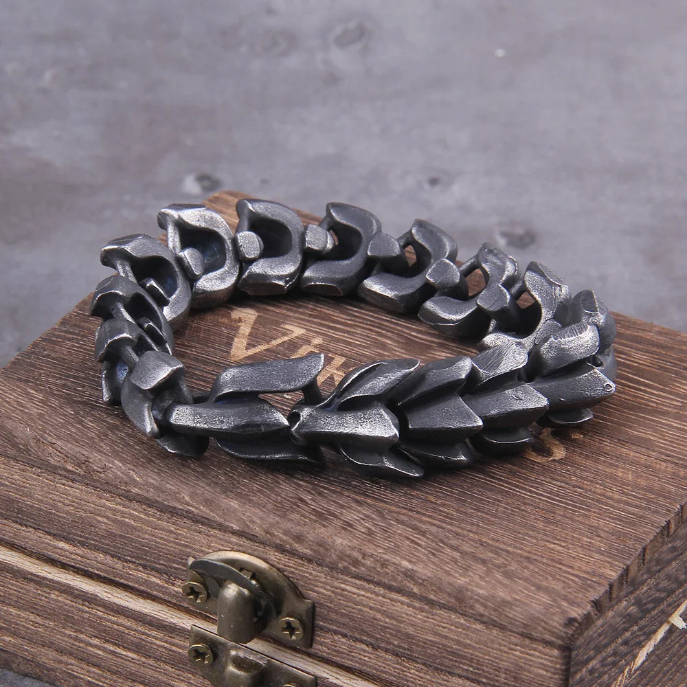 Join The Pack Stainless Steel Bracelets - Viking-Inspired Chain Design