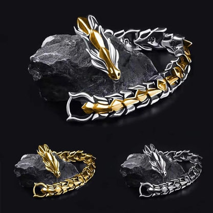 Dragon Chain Bracelet - Unique Chain Link Accessory