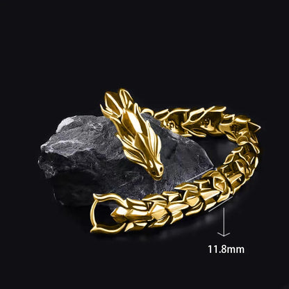 Dragon Chain Bracelet - Unique Chain Link Accessory